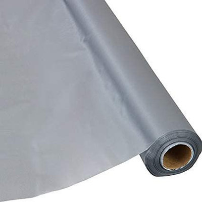 40IN X 300FT SILVER POLY BANQUET ROLL